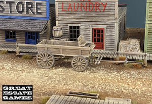 Dead Man's Hand Unhitched Wagon Plastic Kit
