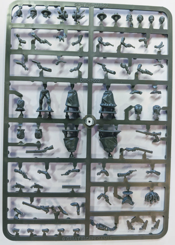 Dead Man's Hand Plastic Gunfighters II - The Ladies sprue