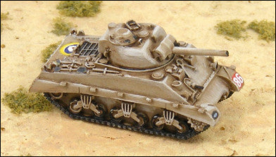 GHQ UK100 M4A2 75mm Sherman w/ Sand Shield