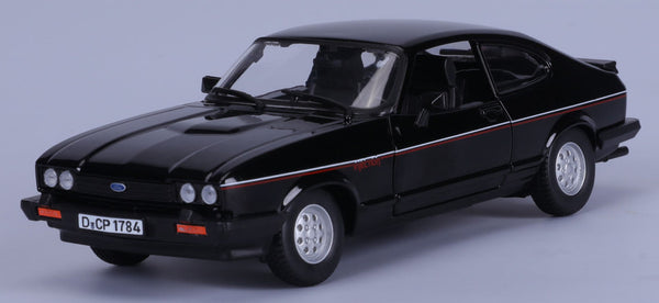 Bburago Plus Ford Capri 1982 1:24 černá | RC AUTA - TAMIYA - PLASTIKOVÉ