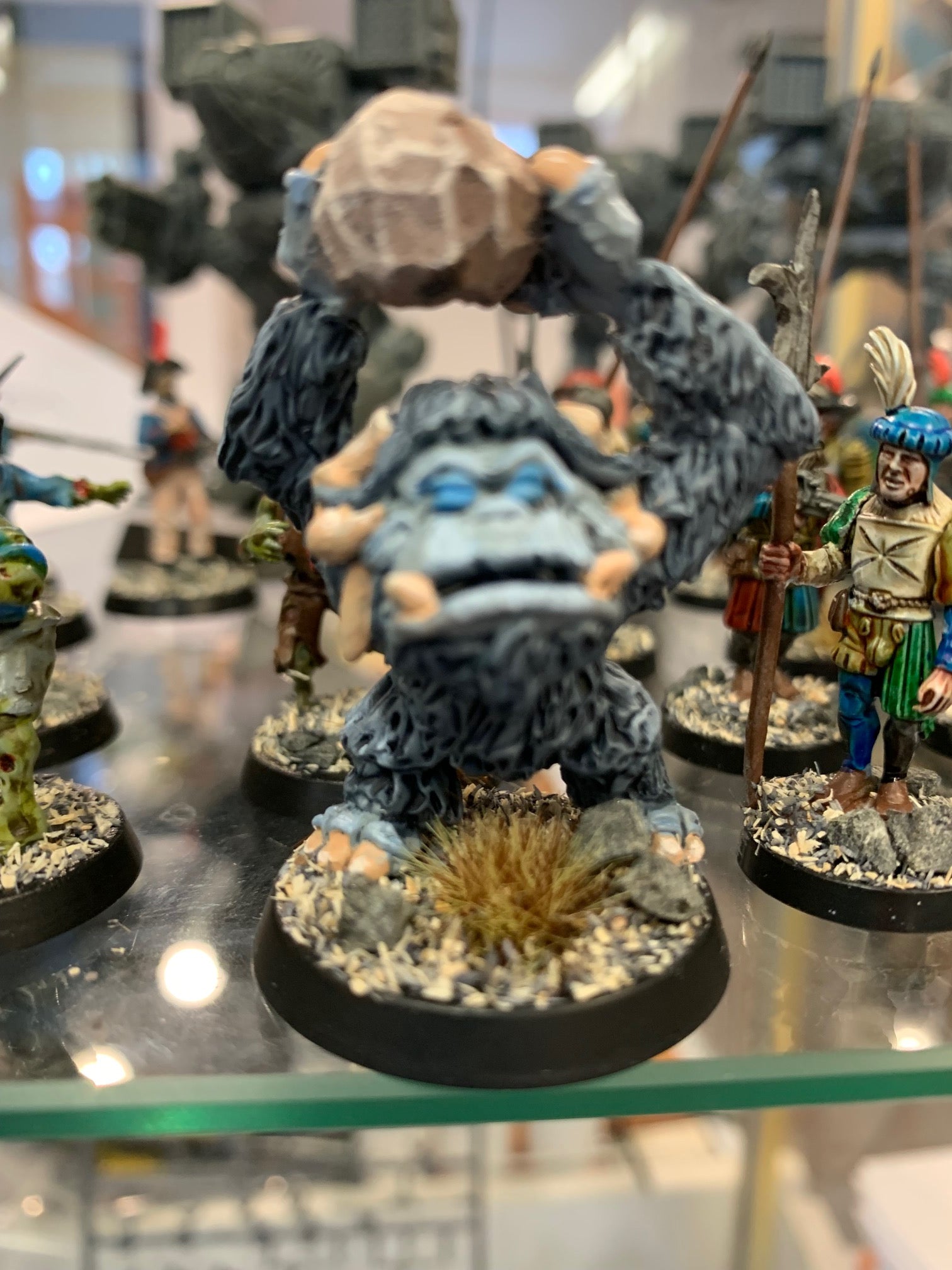 Dave has a thing for painting trolls.