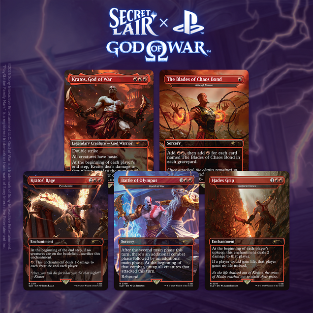 Magic: The Gathering - Secret Lair: God of War - Greek (Non-Foil)