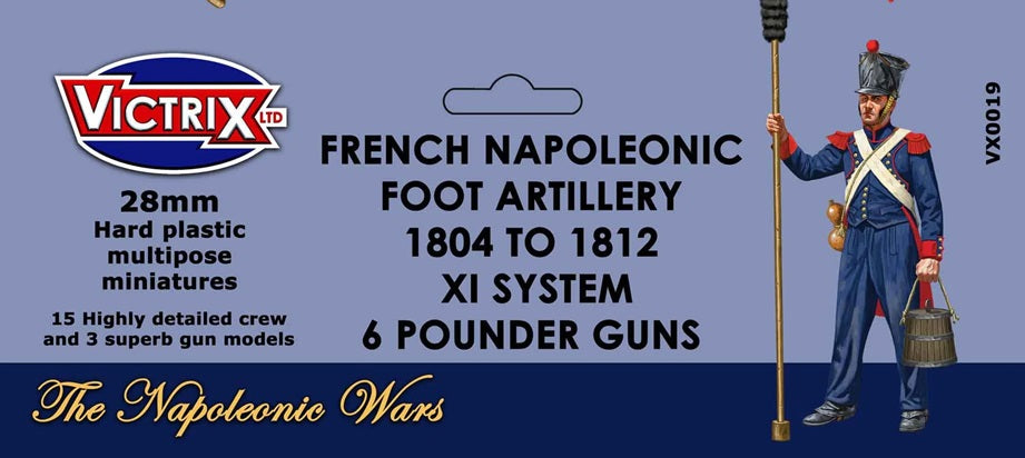 Victrix VX0019 French Napoleonic Artillery 1804 to 1812