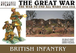 Wargames Atlantic WWI British Infantry (1916-1918)