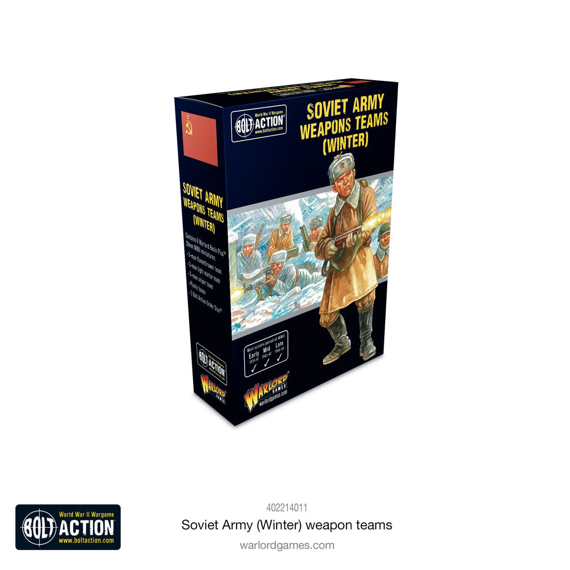 Bolt Action Soviet Army Weapons Teams (Winter)