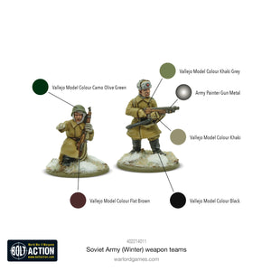 Bolt Action Soviet Army Weapons Teams (Winter)