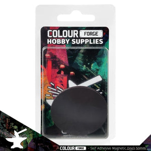 The Colour Forge - Self-Adhesive Magnetic Discs 50mm x3