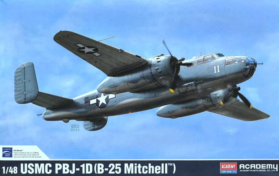 Academy: 1:48 UMSC PBJ-1D (B-25 Mitchell) 12334