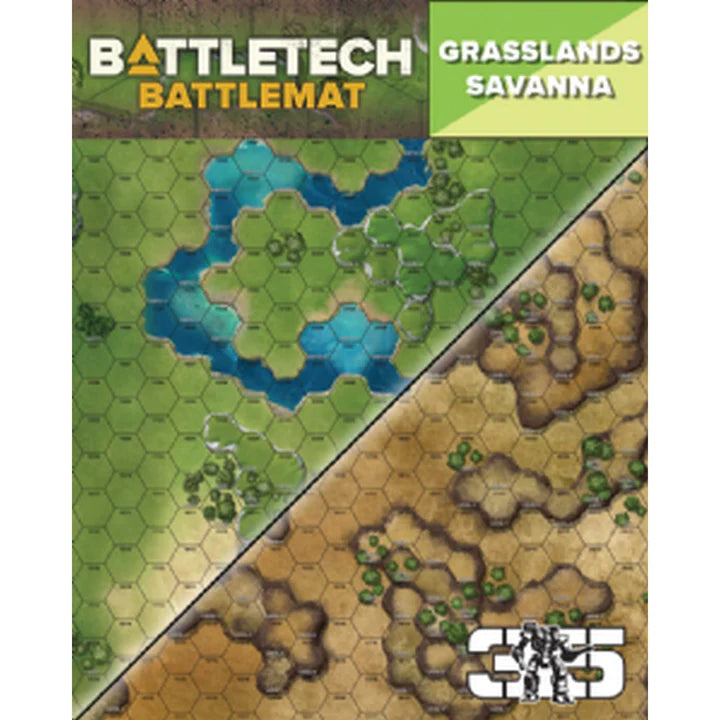 BattleTech: Battle Mat Grasslands - Savanna