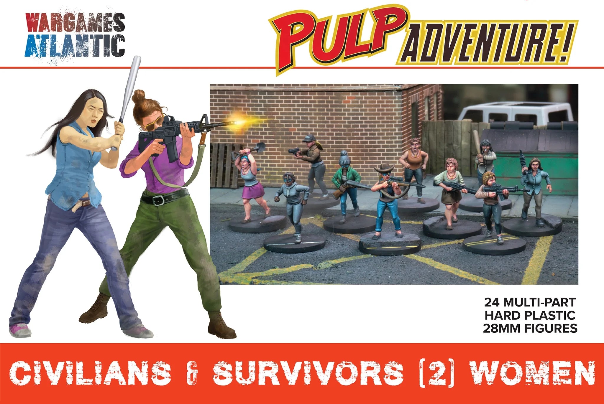Wargames Atlantic Civilians & Survivors (2): Women - Pulp! Adventure