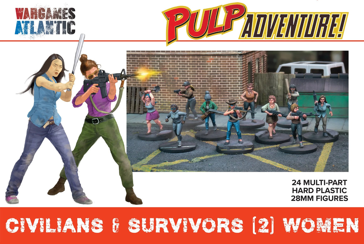 Wargames Atlantic Civilians & Survivors (2): Women - Pulp! Adventure