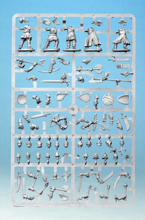 Frostgrave Cultist Knights SINGLE SPRUE