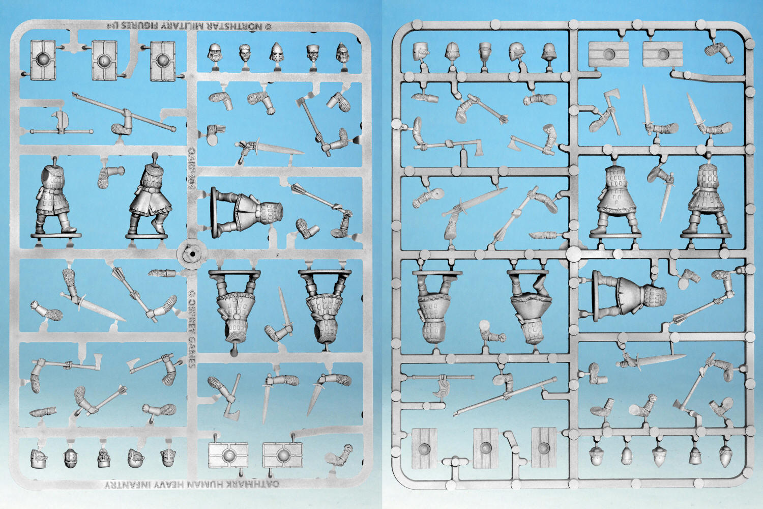 Oathmark Human Heavy Infantry SINGLE SPRUE