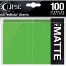 Ultra PRO - Eclipse PRO Matte 100 Deck Protector Sleeves - Lime Green