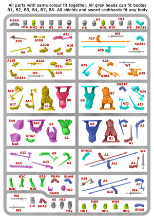 Victrix Medieval Foot Knights SINGLE SPRUE