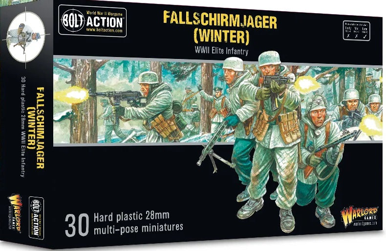 Bolt Action WWII German Fallschirmjager Winter