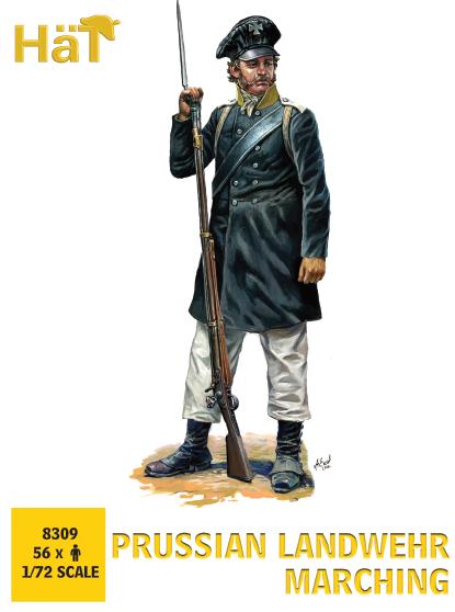 HaT 8309 1/72 Prussian Landwehr Marching