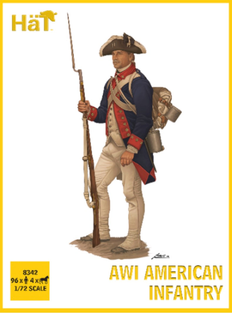 HaT 8342 1/72 AWI American Infantry