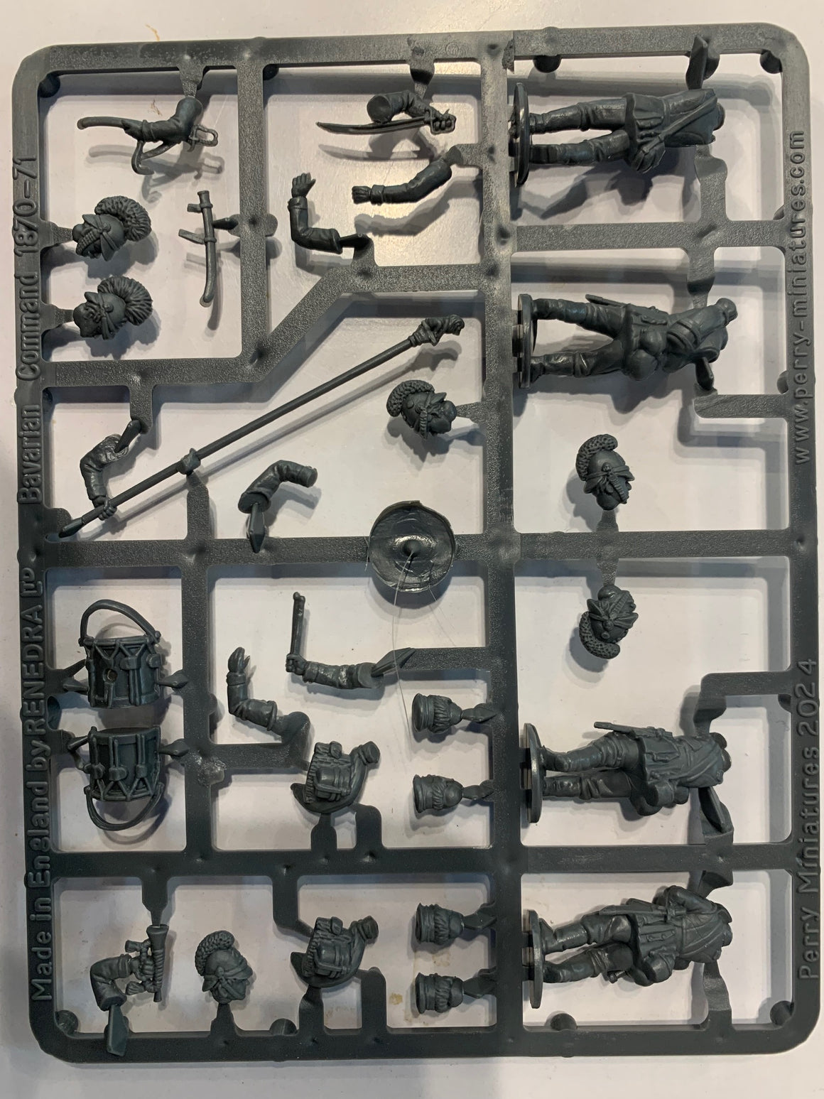 Perry Miniatures Franco-Prussian Bavarian Infantry Command SINGLE SPRUE