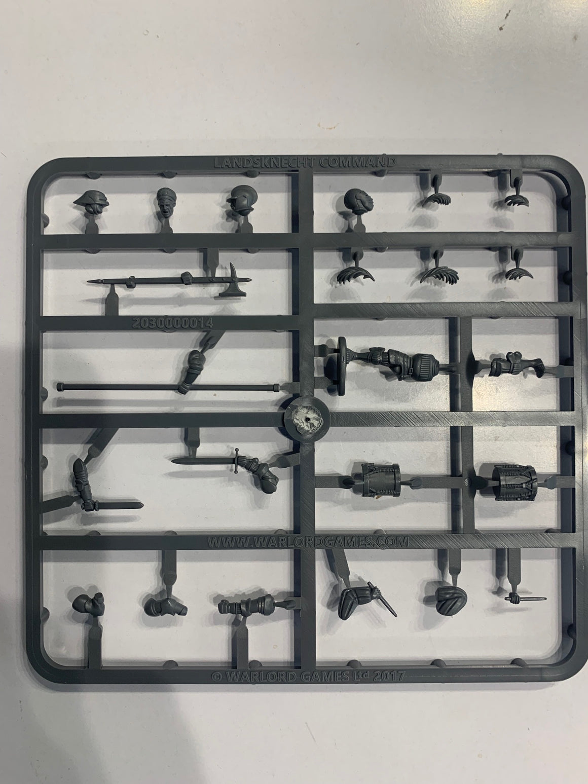 Pike & Shotte Landsknecht Pikemen Command single sprue 28mm