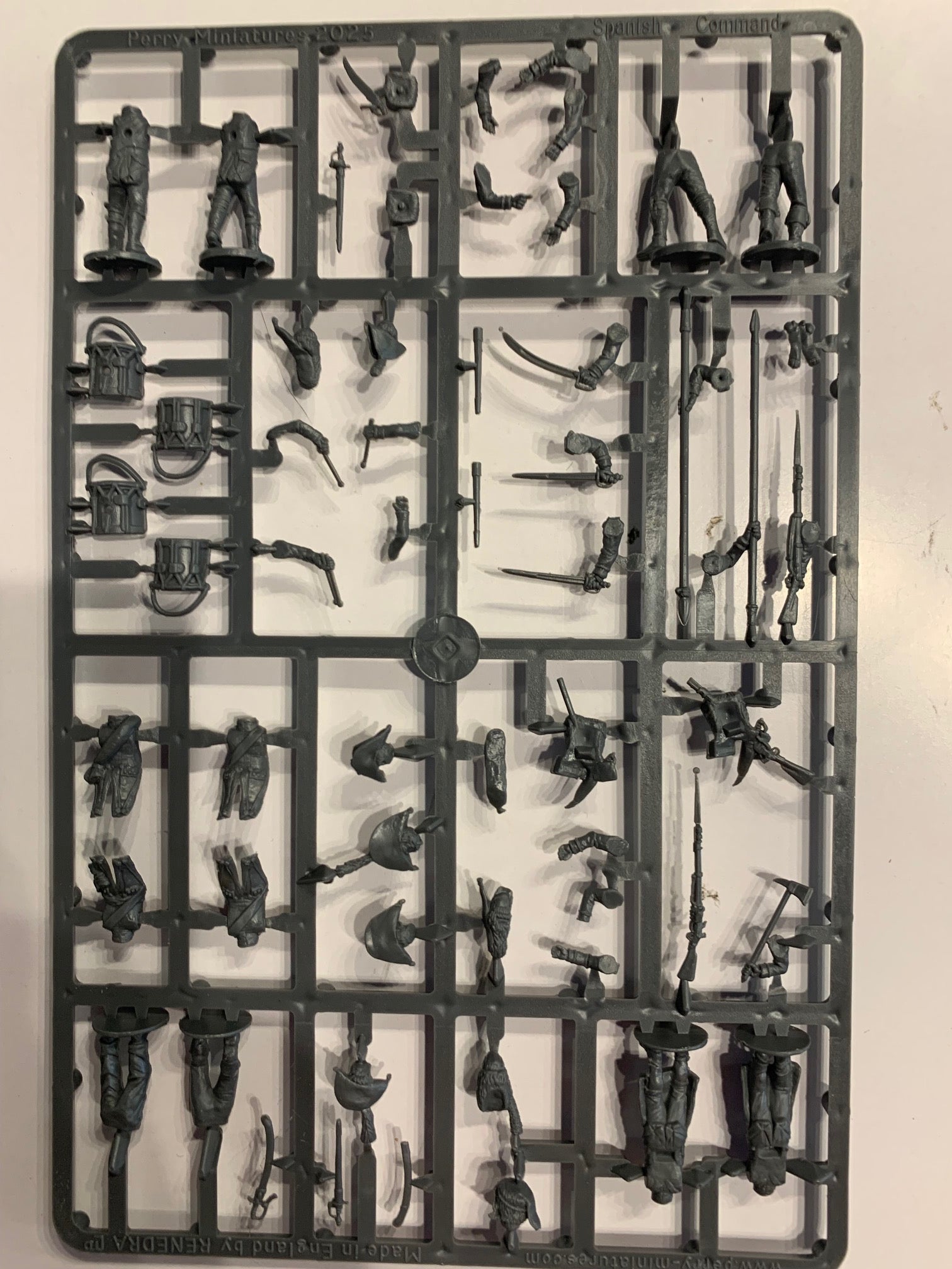 Perry Miniatures Spanish Command SINGLE SPRUE Napoleonic 1808-11 ...