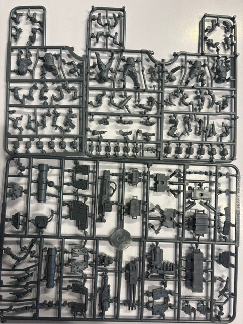Wargames Atlantic The Damned Army Heavy Weapons Single Sprue Traitor Guard
