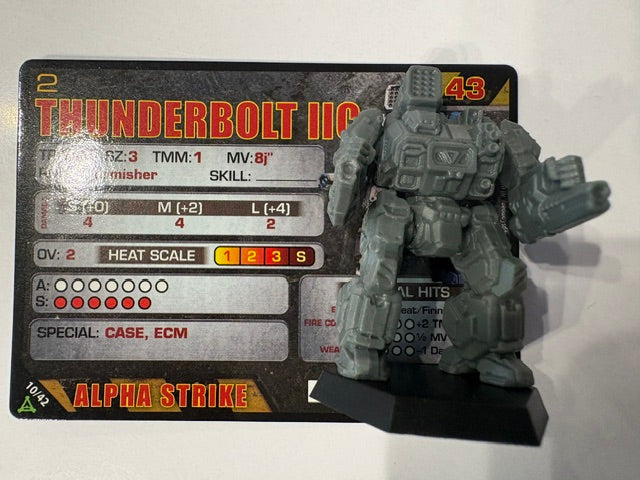 Battletech ThunderBolt IIC single mech from Cat35490