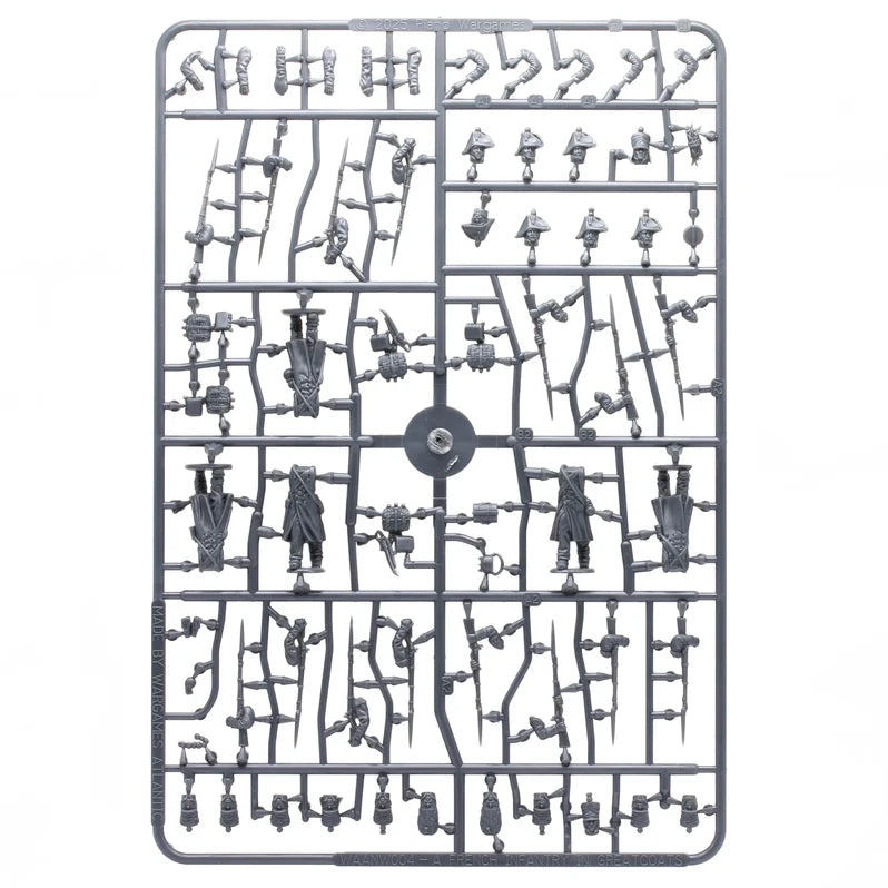 Wargames Atlantic French Infantry in Greatcoats SINGLE SPRUE (1804-1814)