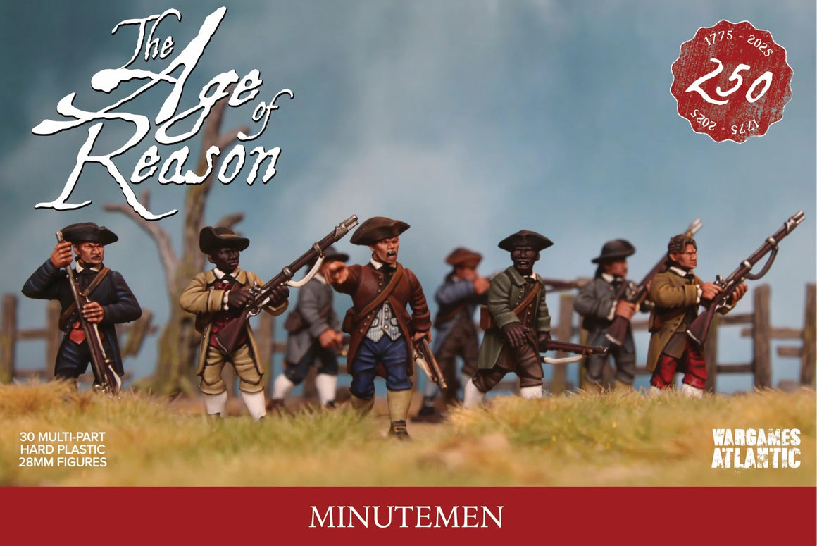 Wargames Atlantic AWI Minutemen Age of Reason