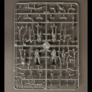 Wargames Atlantic AWI Minutemen SINGLE SPRUE Age of Reason 28mm