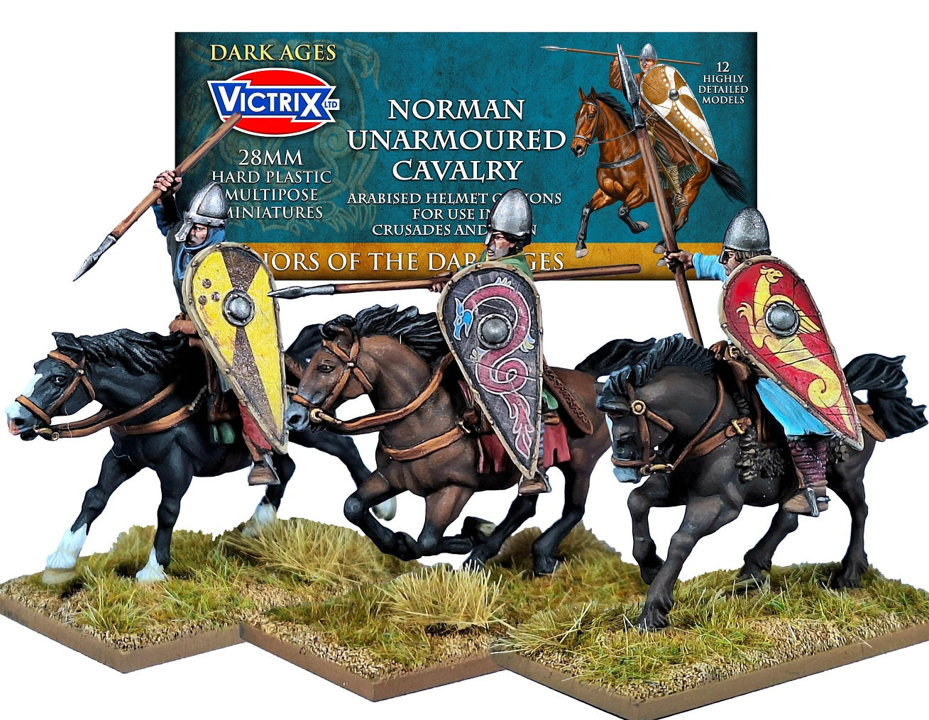 Victrix VXDA012 - Norman Unarmoured Cavalry - Wargames Emporium