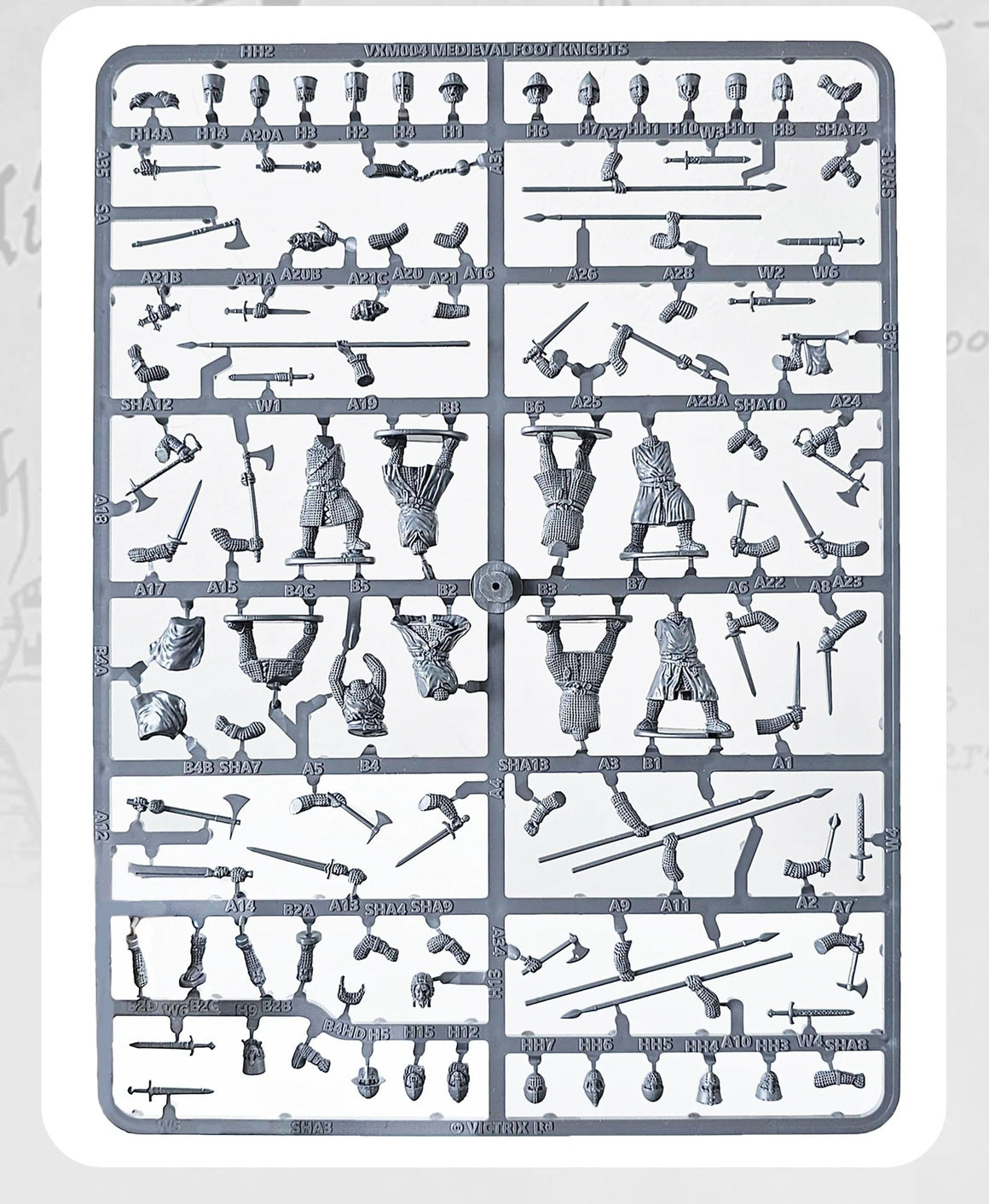 Victrix Medieval Foot Knights SINGLE SPRUE