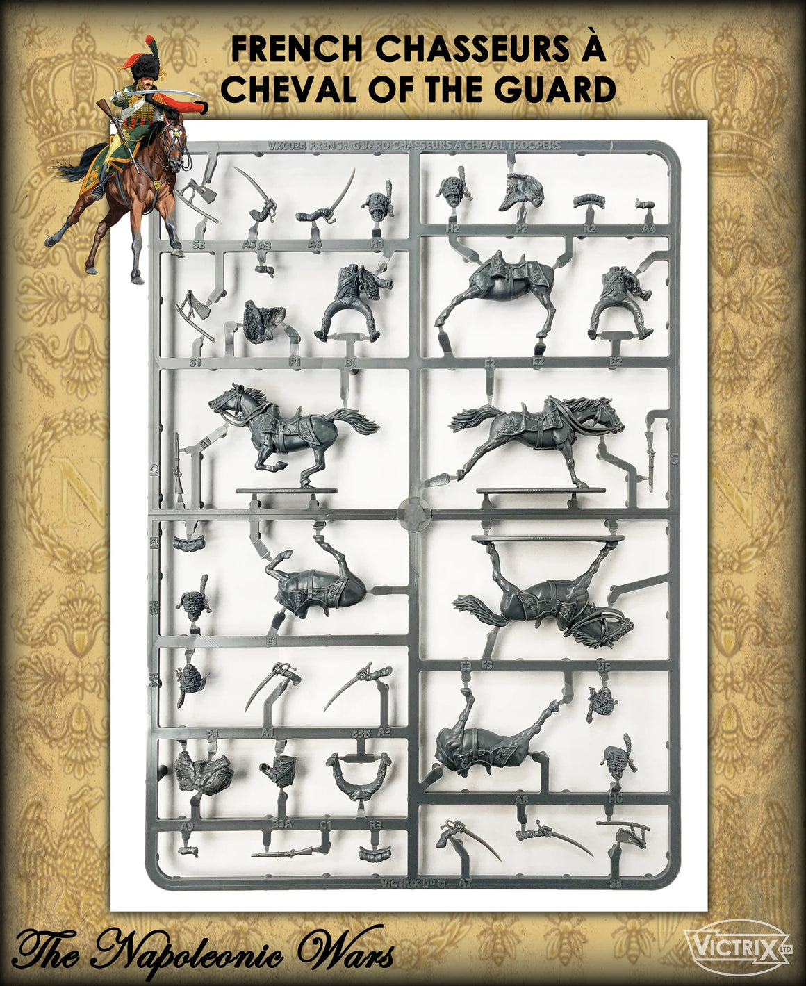 Victrix VX0024 28mm French Chasseur à cheval Trooper Single Sprue