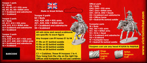 VX0026 Victrix SINGLE SPRUE British Heavy Dragoons Peninsular troopers