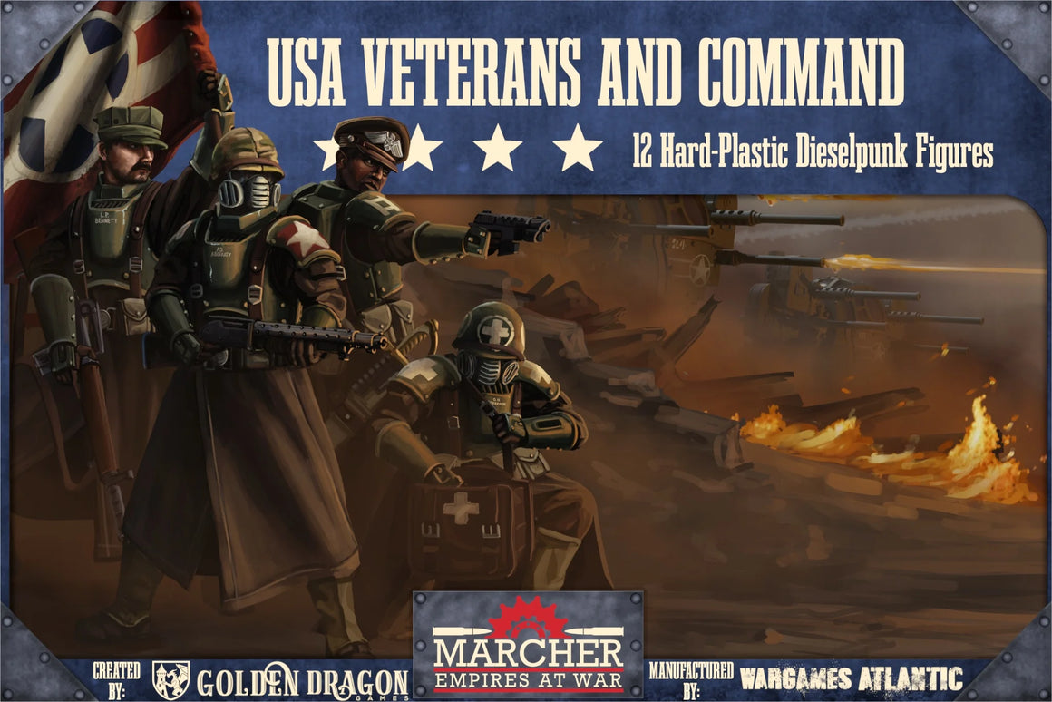 Wargames Atlantic Marcher USA Veterans and Command Empires at War