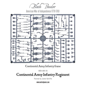 Black Powder AWI Continental Army Infantry single sprue