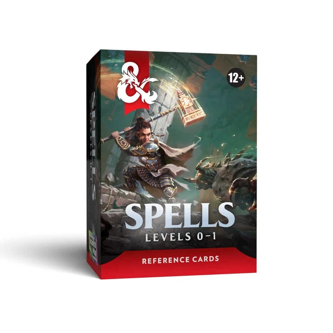Dungeons & Dragons: Spells - Level 0-1 Reference Cards