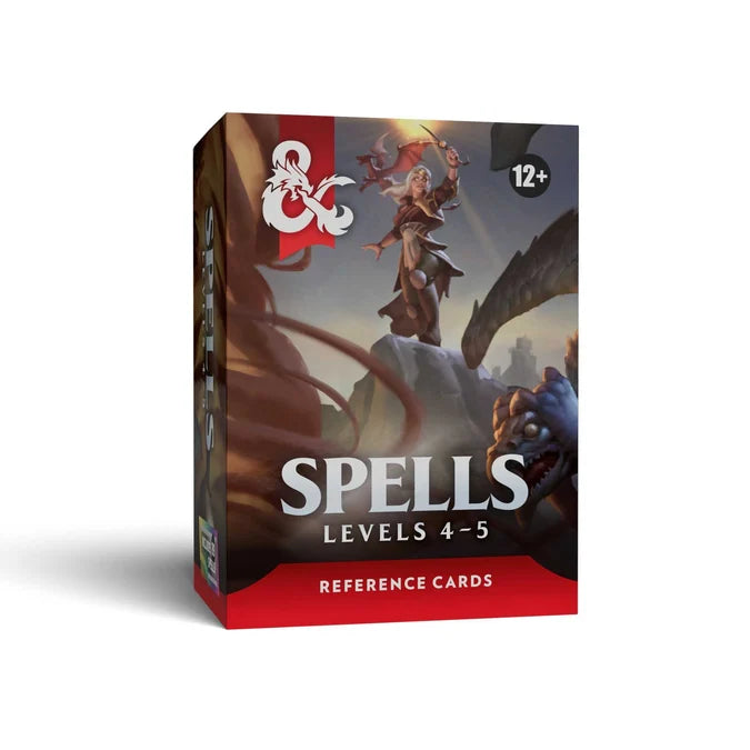 Dungeons & Dragons: Spells - Level 4-5 Reference Cards
