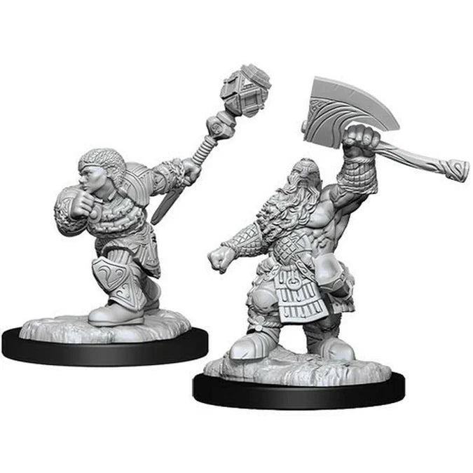 Nolzur's Marvelous Miniatures: Dwarf Cleric & Dwarf Fighter