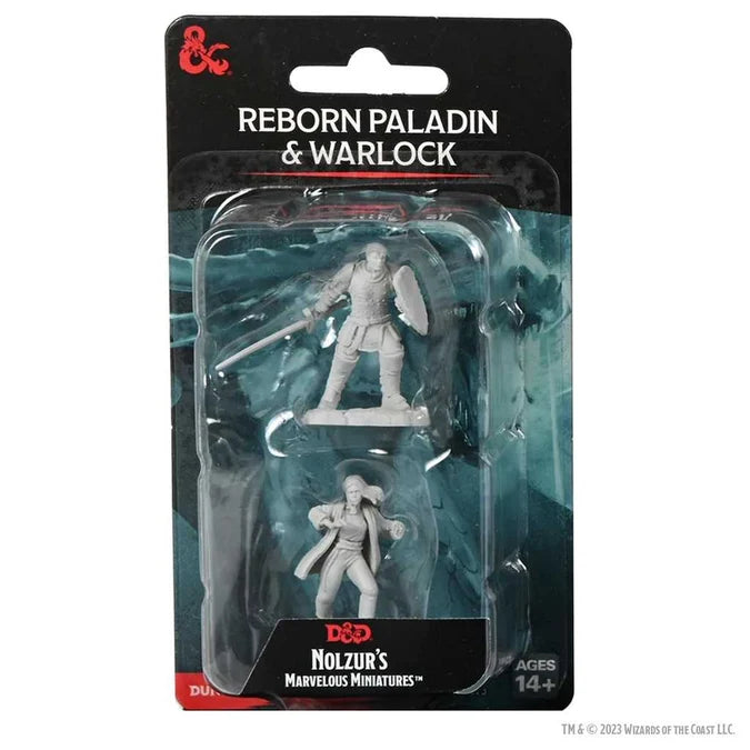 Nolzur's Marvelous Miniatures: Reborn Paladin and Reborn Warlock