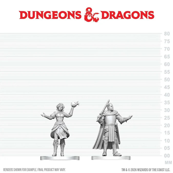 Nolzur's Marvelous Miniatures: Knight and Mage Apprentice