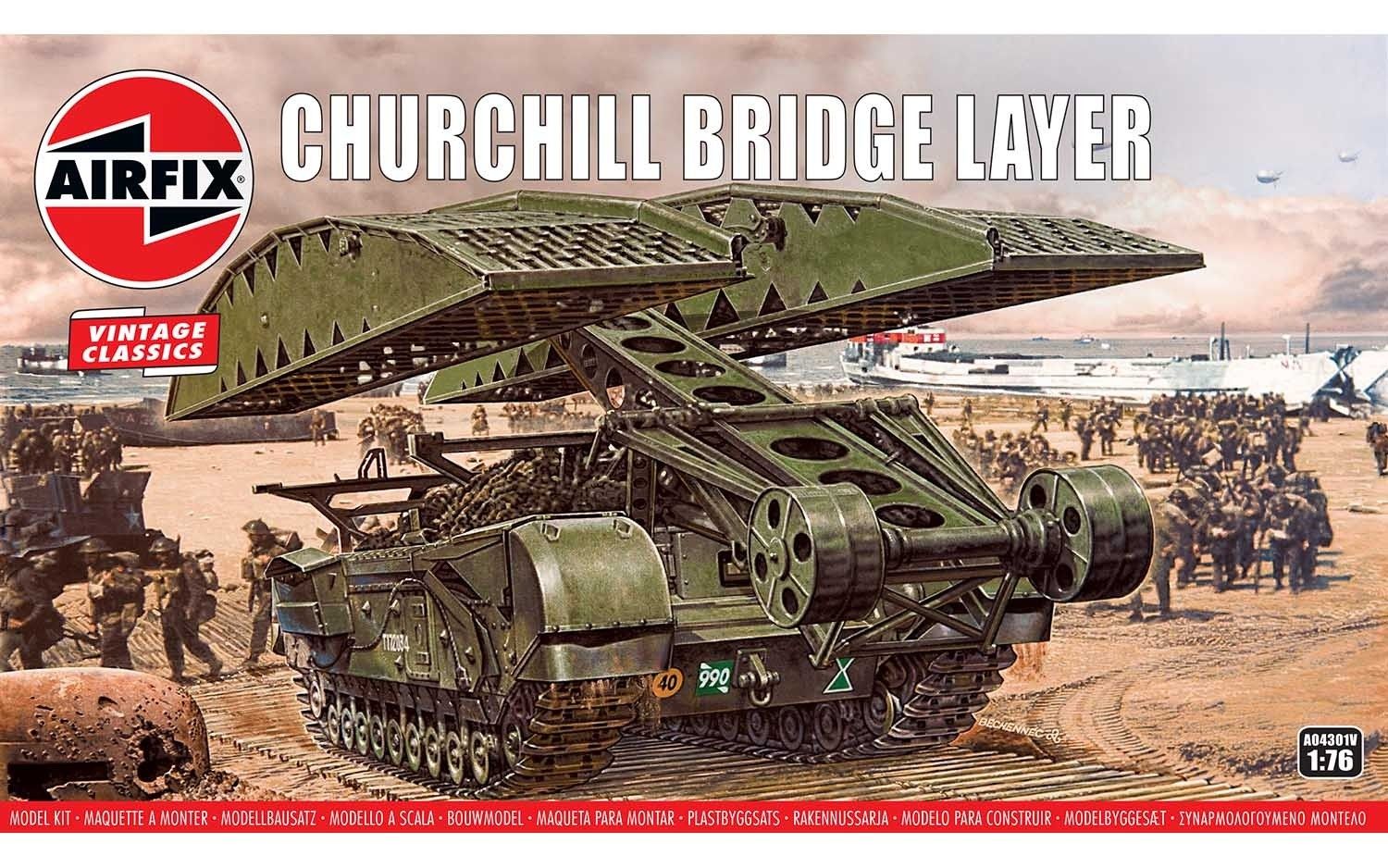 Airfix: Vintage Classics - 1:76 Churchill Bridge Layer