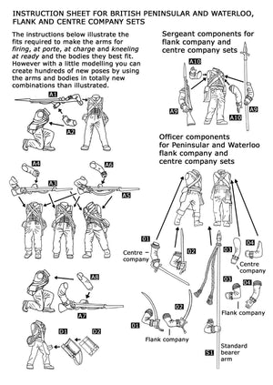 VX0004 - British Peninsular SINGLE SPRUE Infantry Flank Companies
