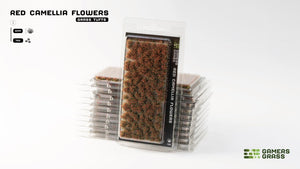 Gamers Grass Red Camellia Flowers