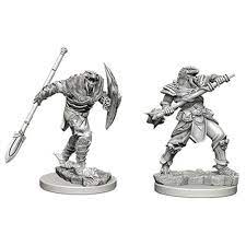 Dragonborn Fighter with Spear - D&D Nolzur's Marvelous Miniatures
