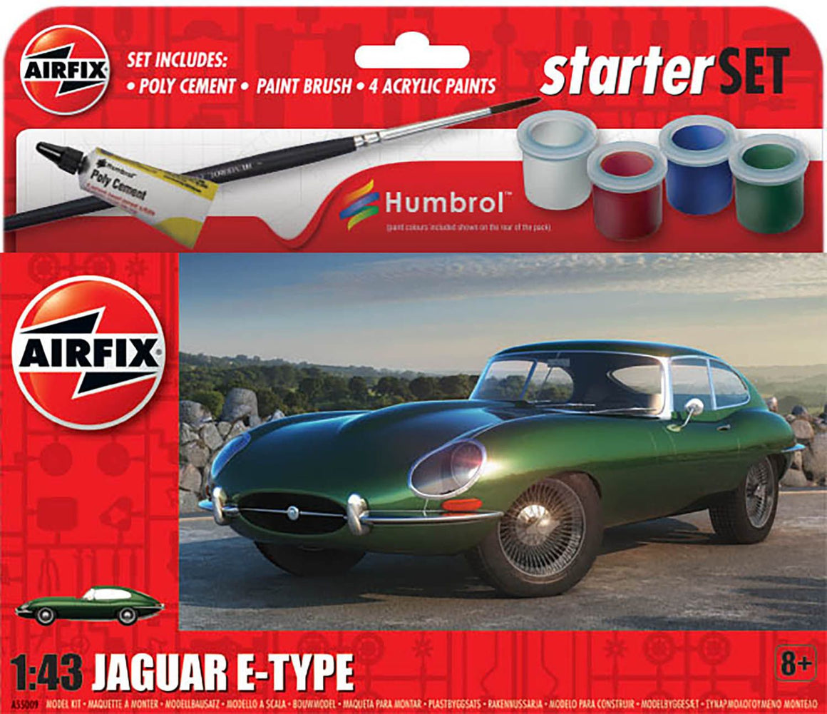 Airfix: 1:43 Jaguar E-Type Starter Set