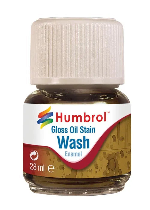 Humbrol AV0209 Enamel Gloss Oil Stain Wash 28ml