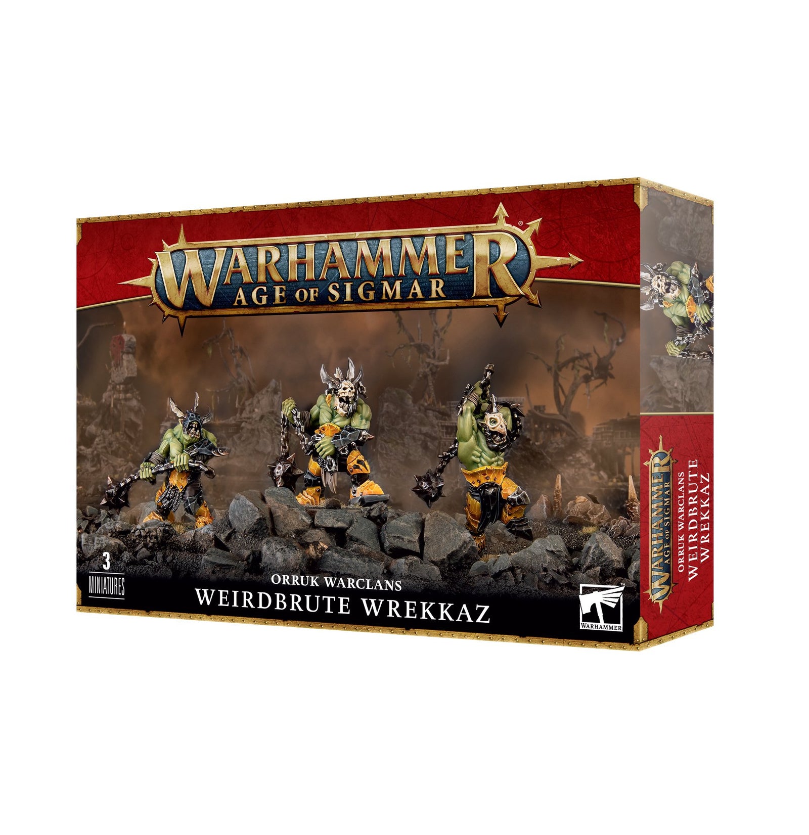 Orruk Brutes (x5) Warhammer Age Of Sigmar - Figurines Citadel, Neuves, Démontées, Non Peintes