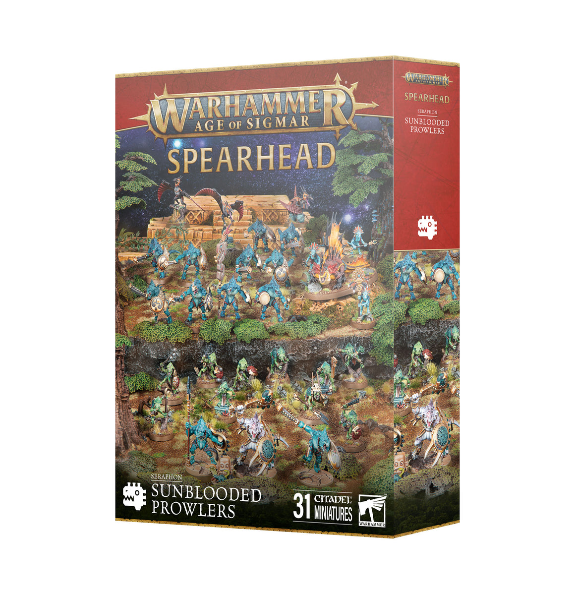 Warhammer: Age of Sigmar - Spearhead: Seraphon Sunblooded Prowlers