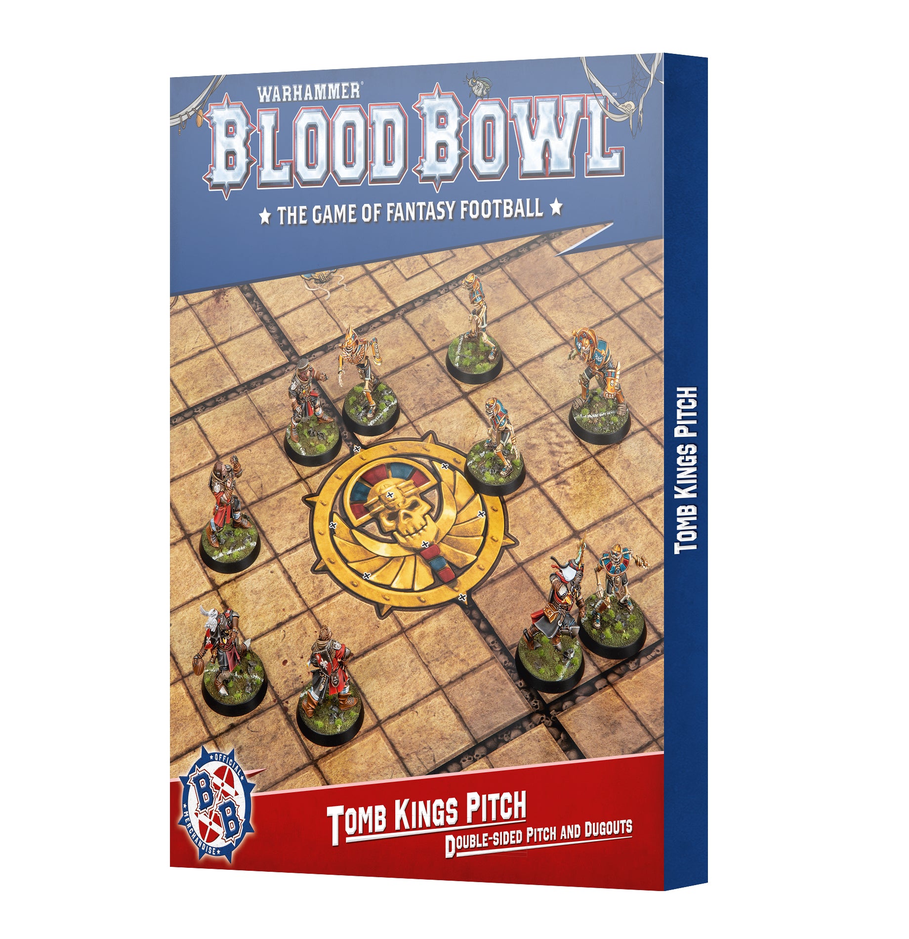 Warhammer: Bloodbowl - Tomb Kings Team Pitch and Dugouts